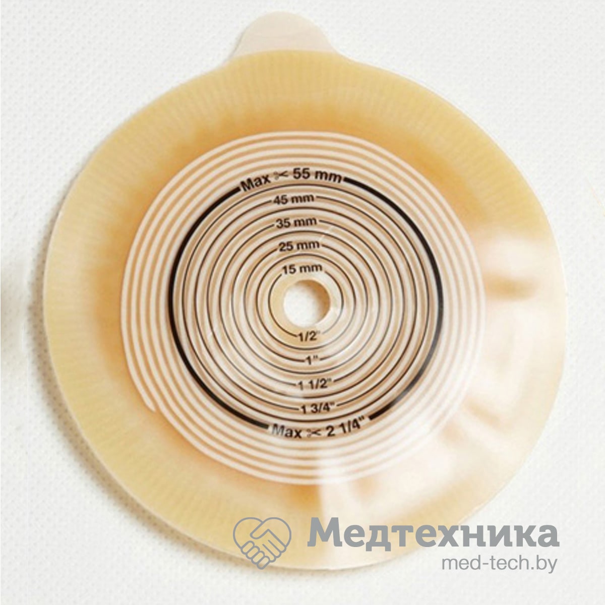 картинка Пластина клеевая плоская с креплениями для пояса Alterna 60 мм (177100) от РУП Медтехника