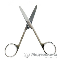Ножницы тупоконечные прямые 140 мм МТ-Н-5