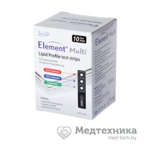 Тест-полоски для измерения липидного профиля Lipid Profile Element Multi 5 шт