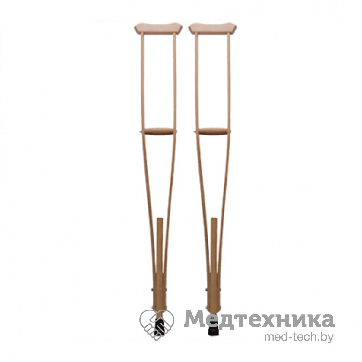 Костыли опорные деревянные для взрослых 743 — изображение 2