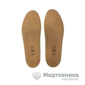 Стельки ортопедические кожаные при продольном плоскостопии амортизирующие АТ 53503