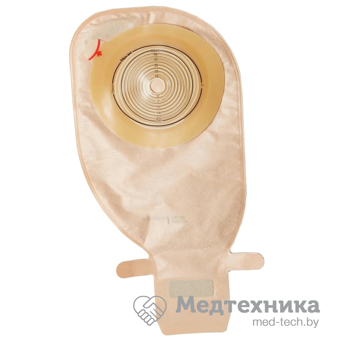 Калоприемник Alterna Free однокомпонентный с застежкой непрозрачный 12-75 мм Maxi (175000) — изображение 2