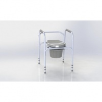 Кресло-туалет с широким сиденьем