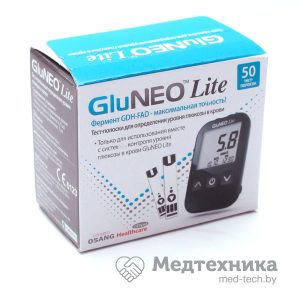 Тест-полоски Gluneo Lite 50 шт