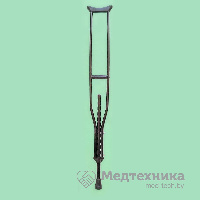 Костыли опорные (алюминиевый сплав) для взрослых 19(540)