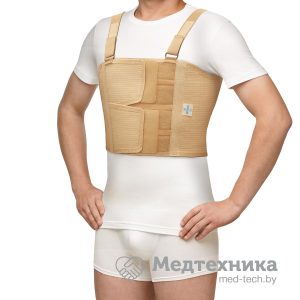 Бандаж фиксирующий по линии груди мужской 0117