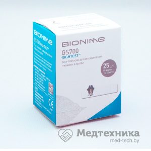 Тест-полоски GS700 25 шт