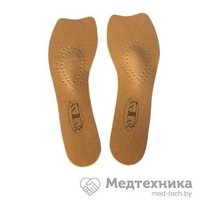 Стельки ортопедические кожаные при поперечном плоскостопии 3/4 амортизирующие АТ 53504