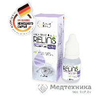Капли глазные Relins увлажнение Active с гиалуроновой кислотой 0,41%